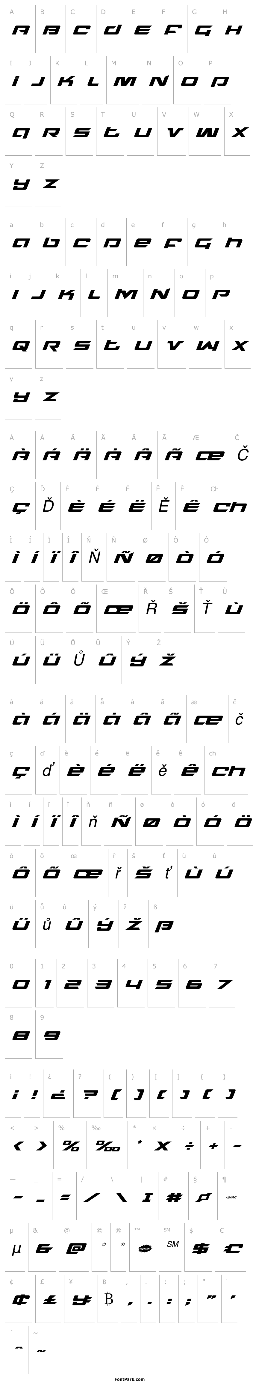 Overview Northstar Super-Italic