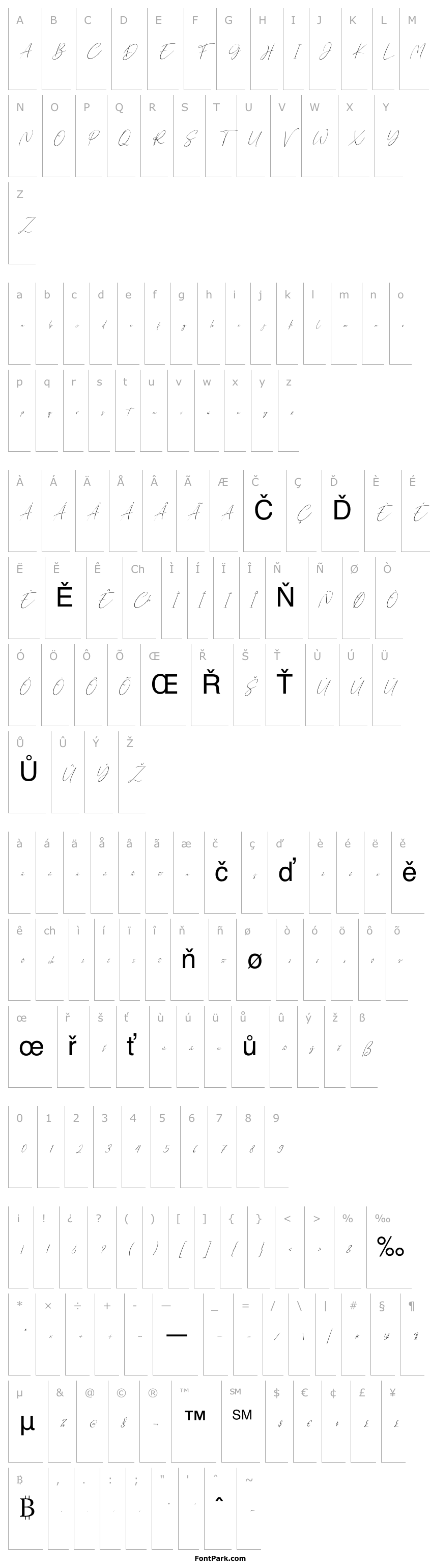 Přehled Northwest Signature Italic