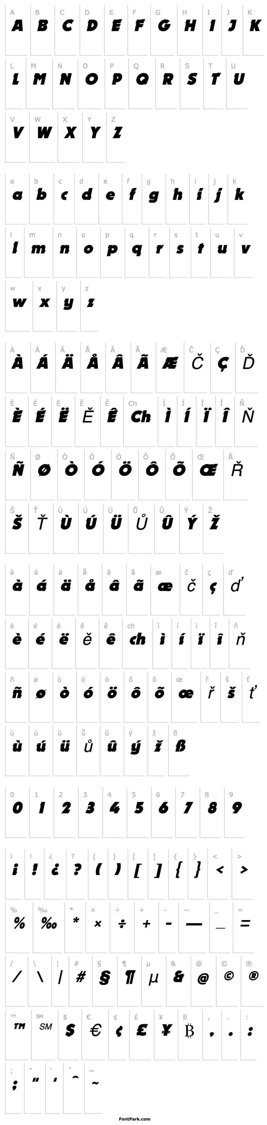 Přehled Nougat Italic