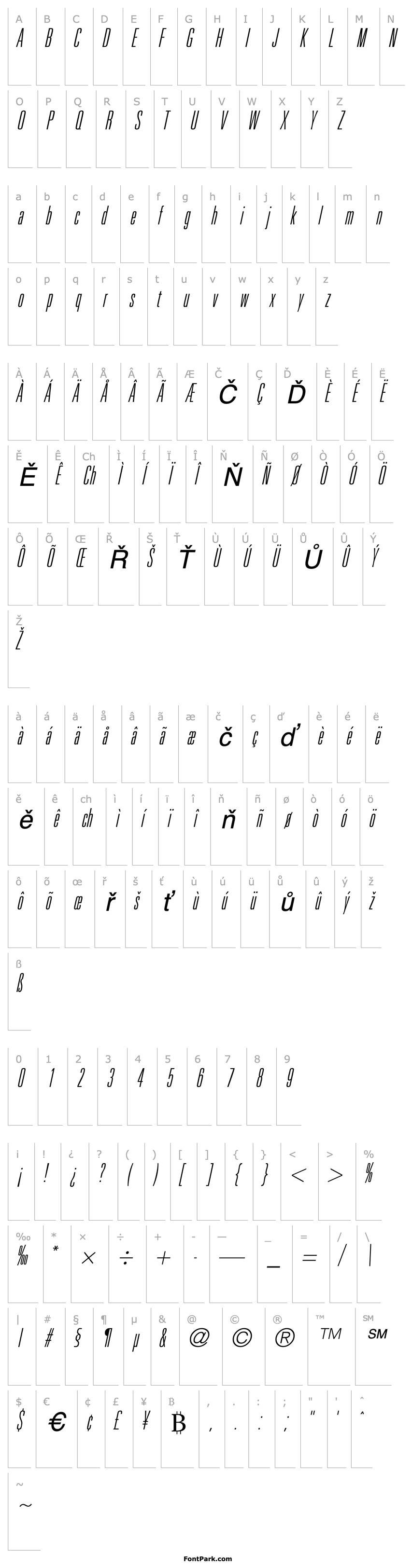 Overview NovaLightUltraCondSSK Italic