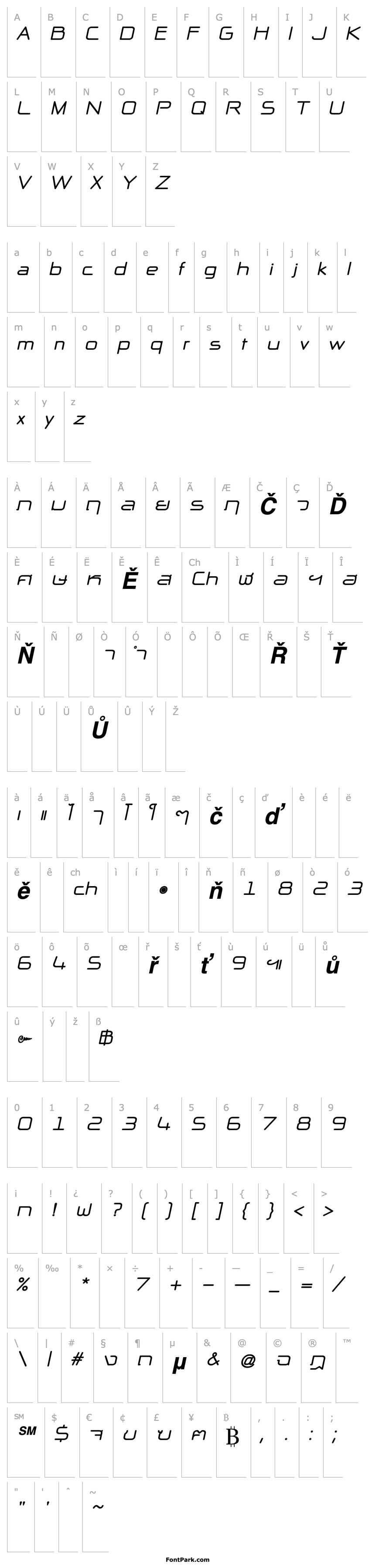 Overview NP Naipol All in One Bold Italic