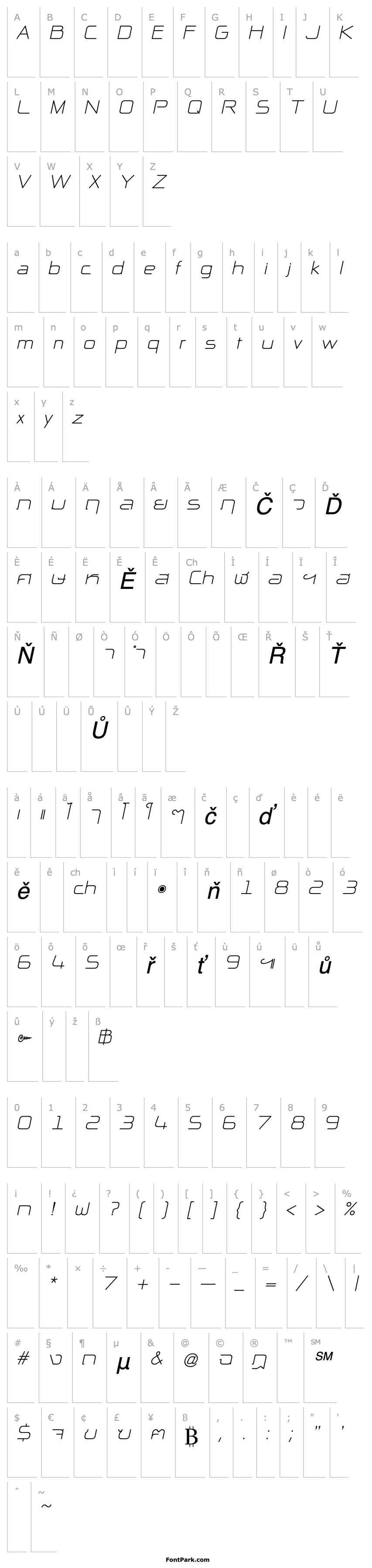 Overview NP Naipol All in One Italic