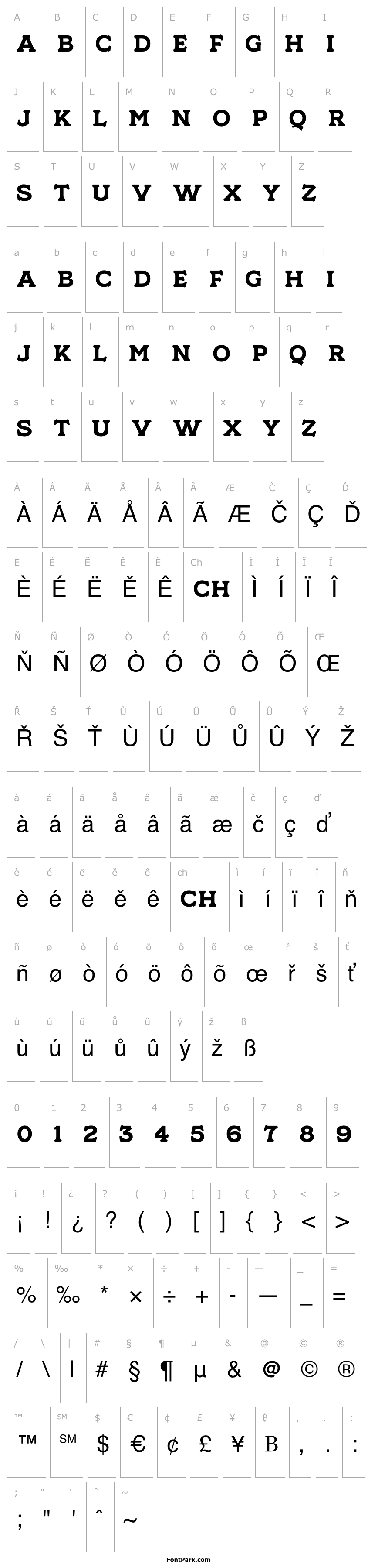 Přehled NS Champtone Serif
