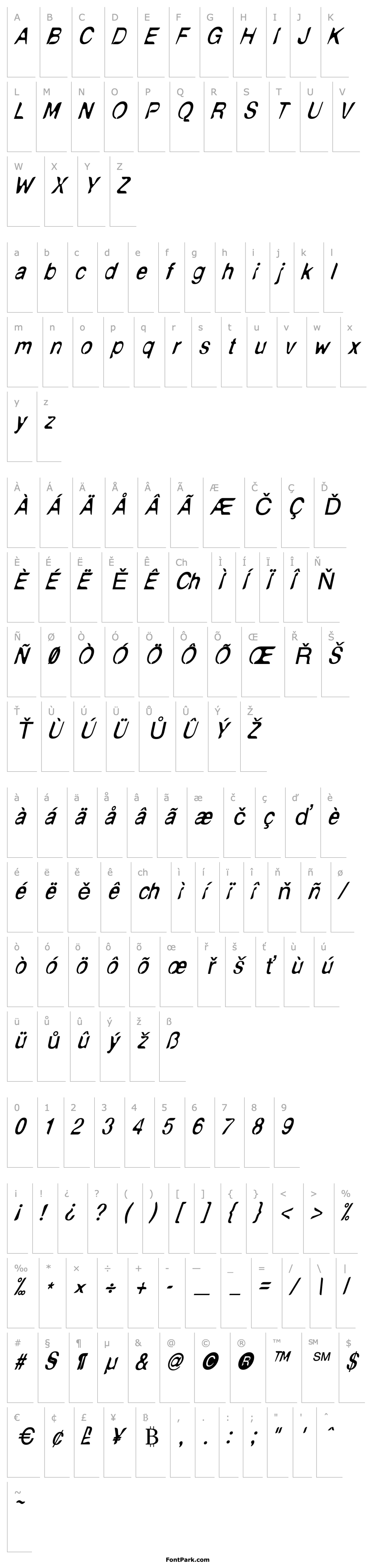 Overview NudE Italic