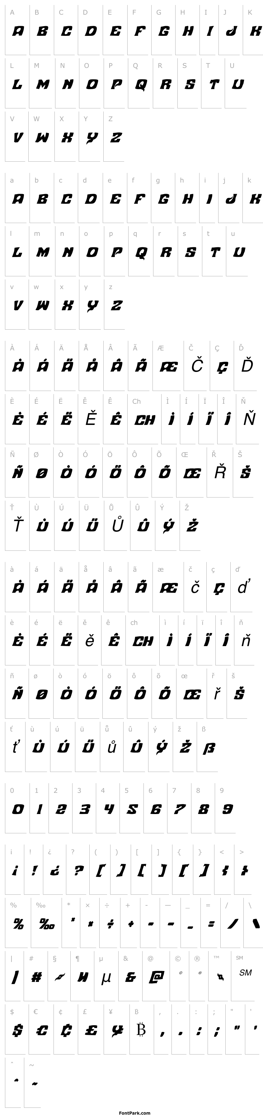 Přehled Nuevo Passion Condensed Italic