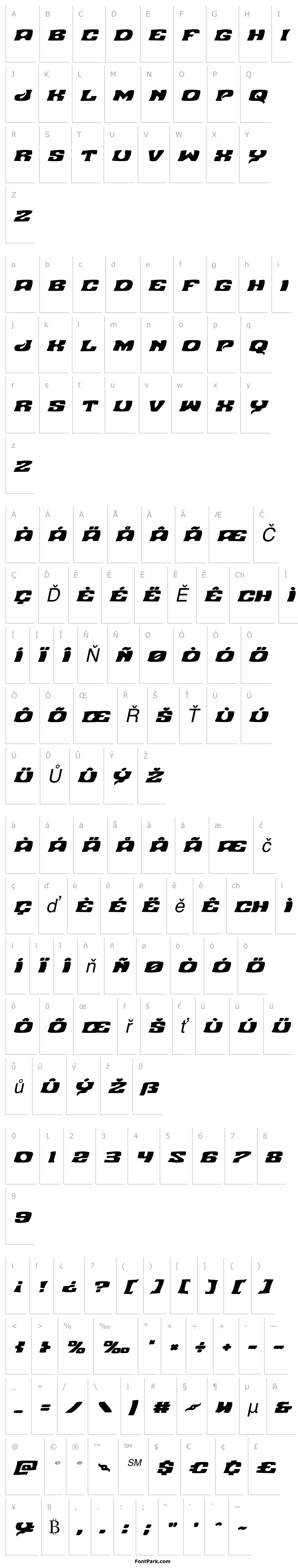 Overview Nuevo Passion Expanded Italic