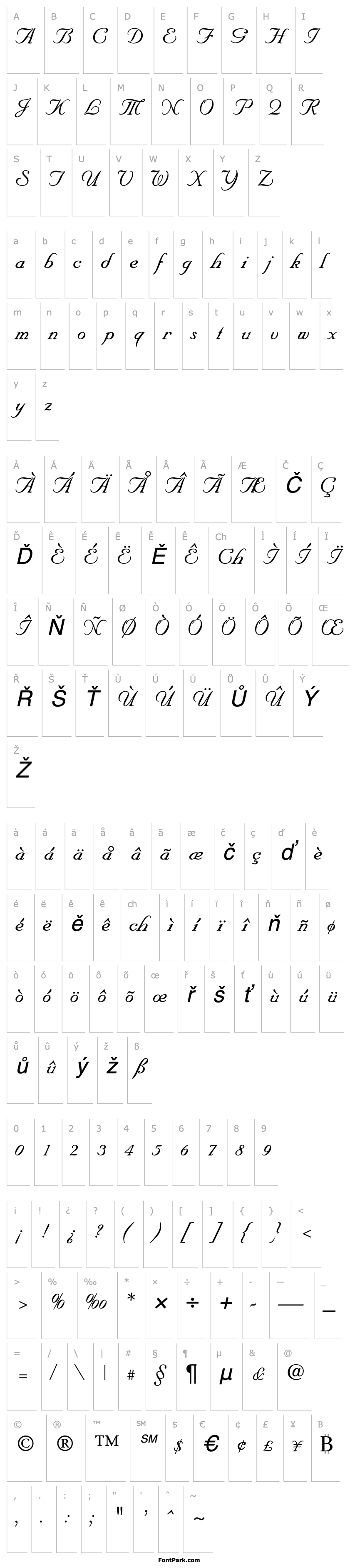 Overview NupalScriptDB Italic