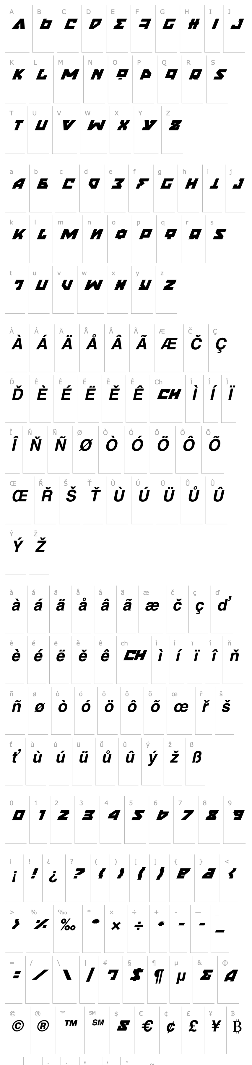 Overview Nyet Italic