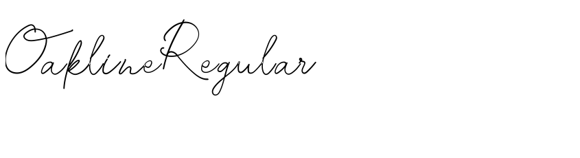 Preview OaklineRegular