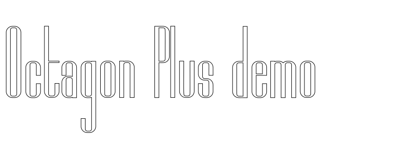 Preview Octagon Plus demo