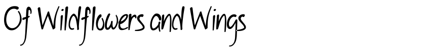 Preview Of Wildflowers and Wings