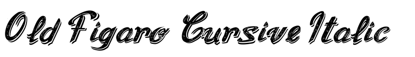 Preview Old Figaro Cursive Italic