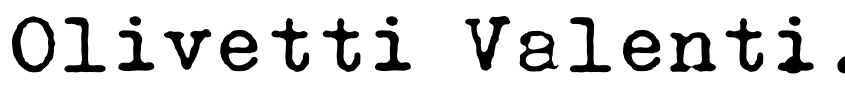 Preview Olivetti Valentine