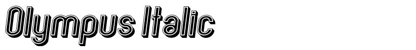 Preview Olympus Italic