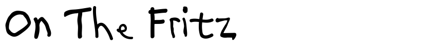 Font On The Fritz by Michael Orlando