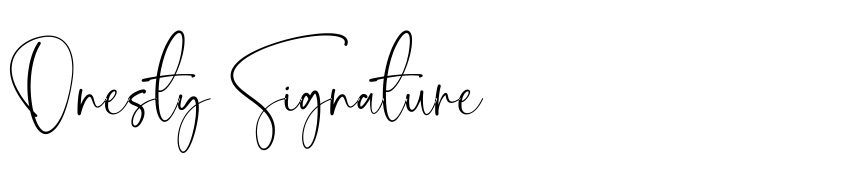 Preview Onesty Signature