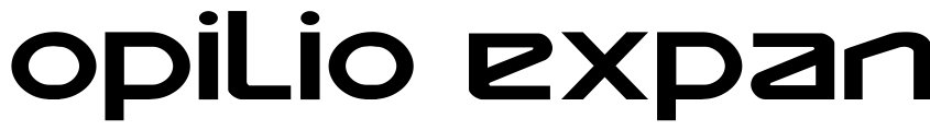 Font Opilio Expanded by Daniel Zadorozny