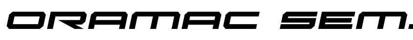 Preview Oramac Semi-Italic