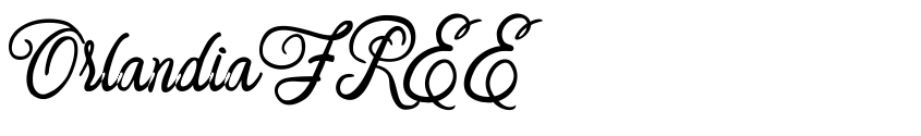 Font OrlandiaFREE by Vunira Design