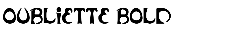 Preview Oubliette Bold