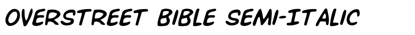 Preview Overstreet Bible Semi-Italic