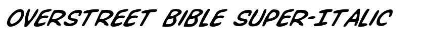 Preview Overstreet Bible Super-Italic