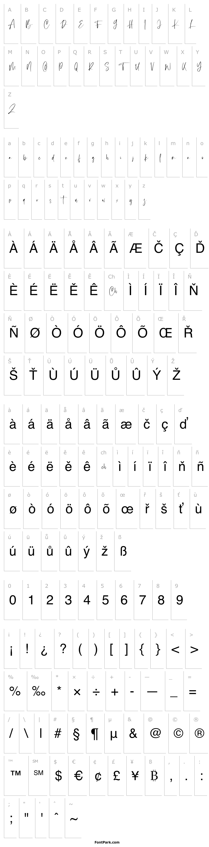 Přehled Oakmont Free Font