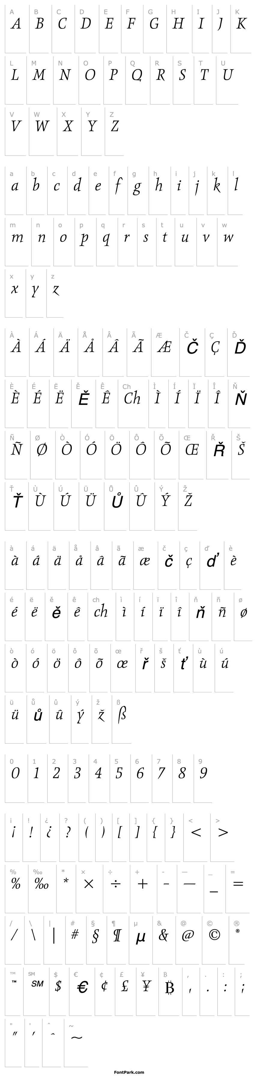 Overview ObeliskITC-LightItalic