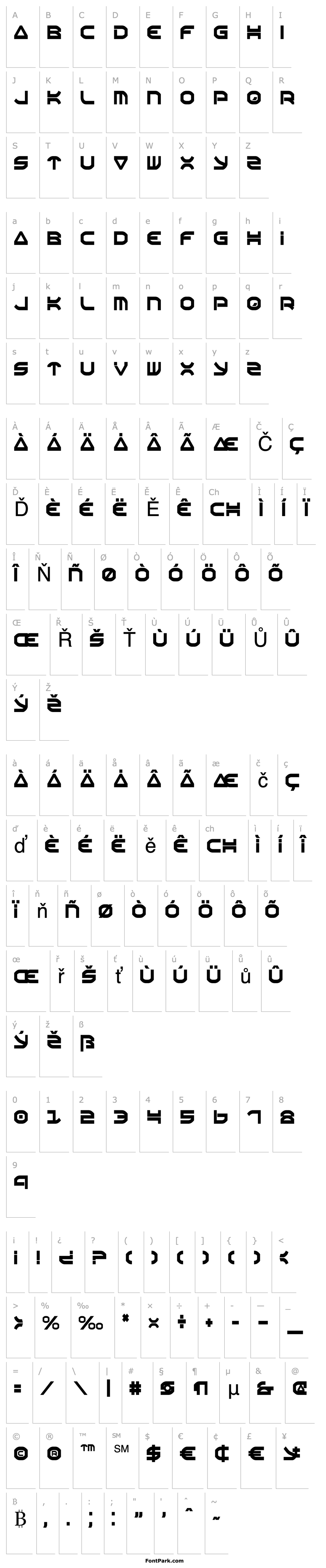 Overview Oberon Condensed