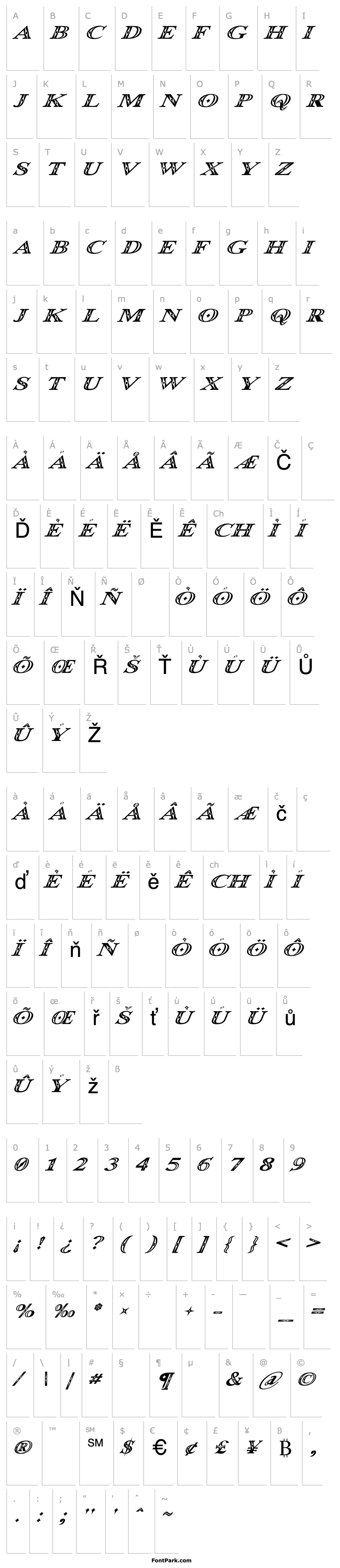 Overview Occoluchi Italic