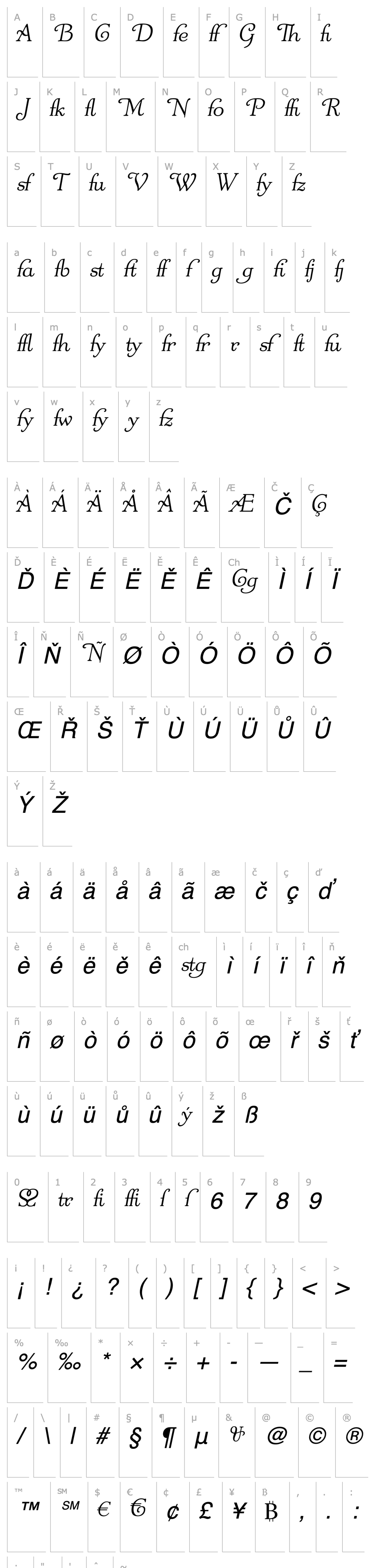 Overview Odette Alt Italic