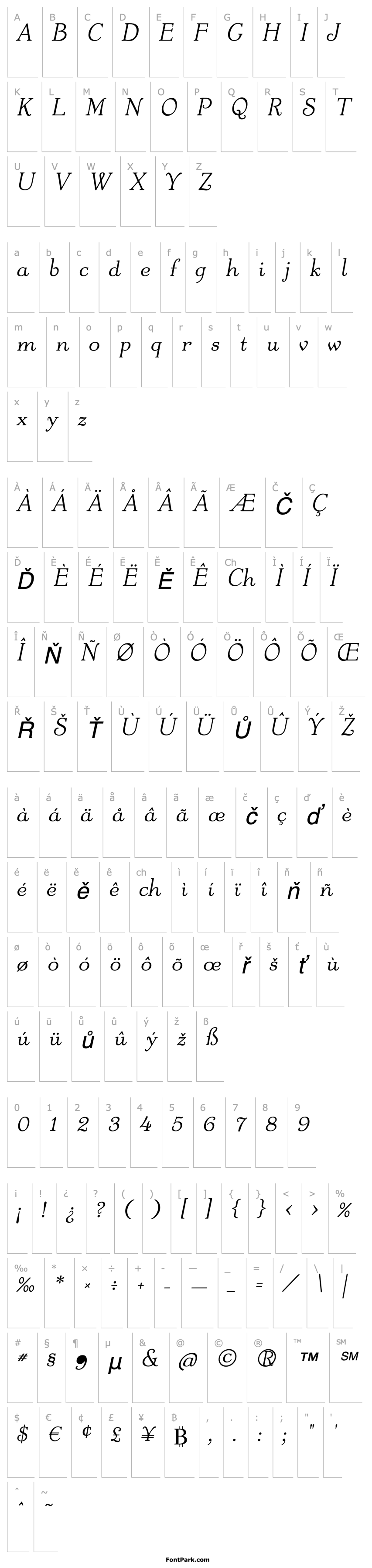 Overview Odette Italic