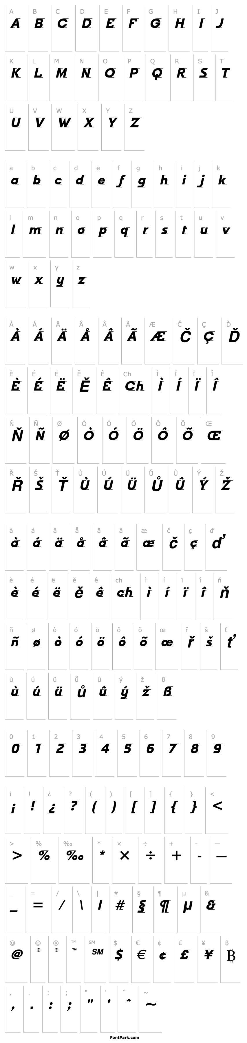 Overview Odyssee ITC Bold Italic