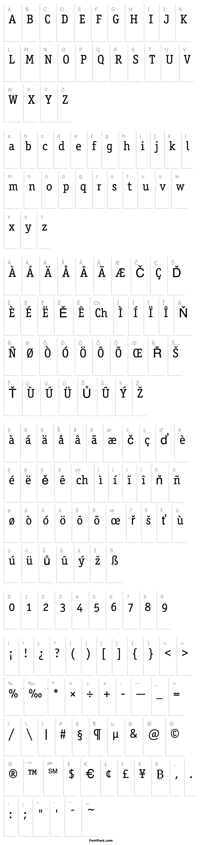 Overview Officina Serif OS ITC TT Book