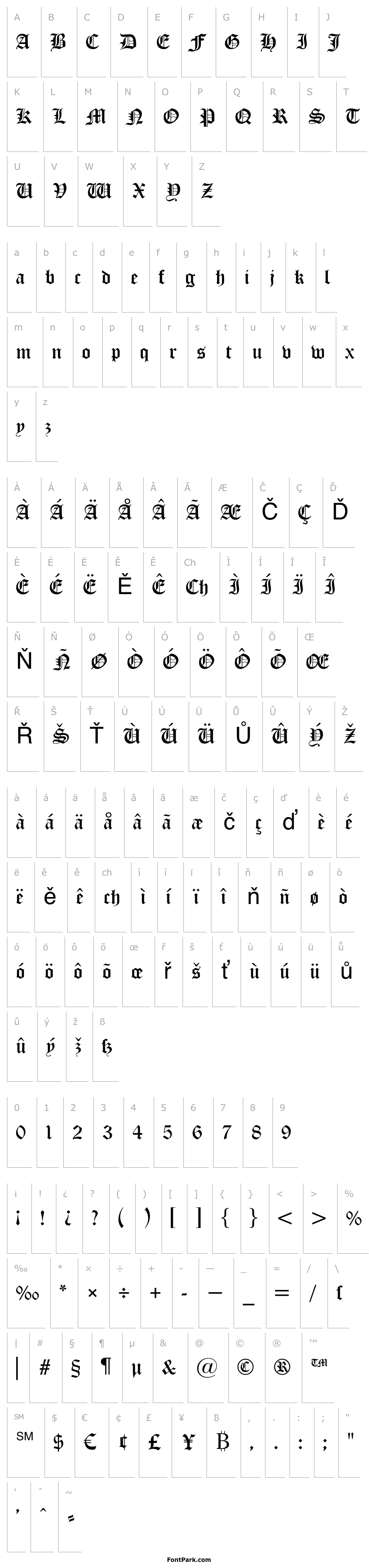 Přehled OldLondonAlternate