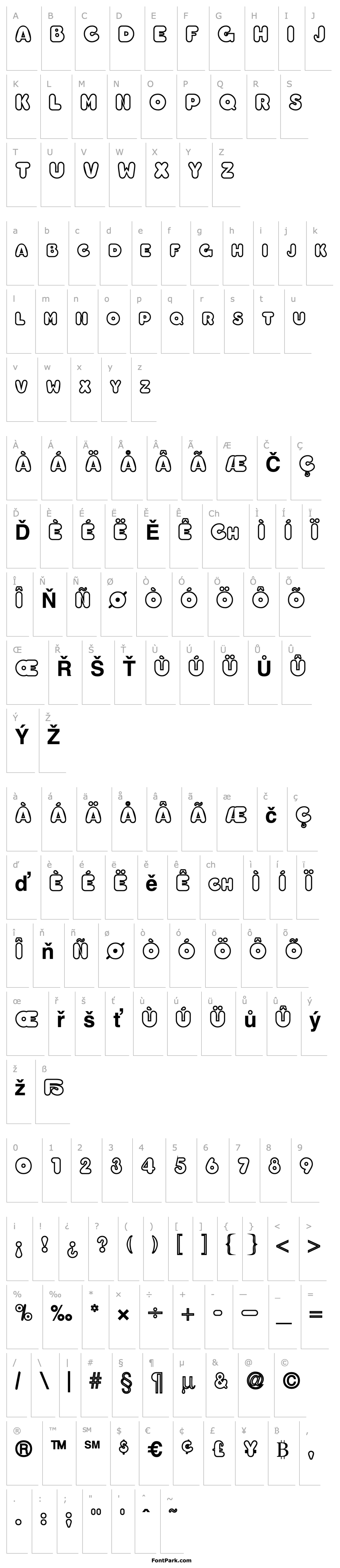 Overview OleadaOutlineSCapsSSK Bold