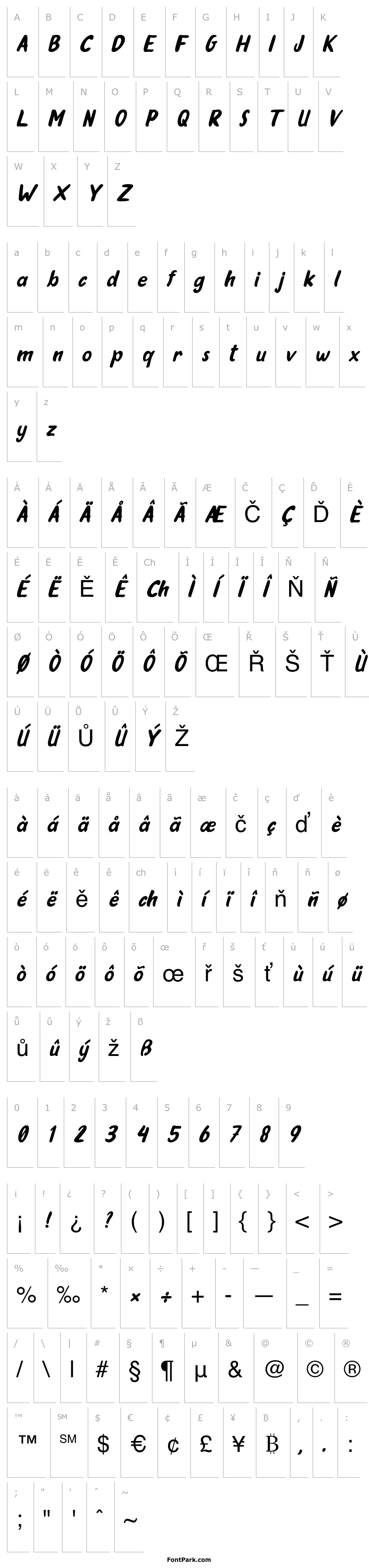 Overview Oleander Cakes Italic