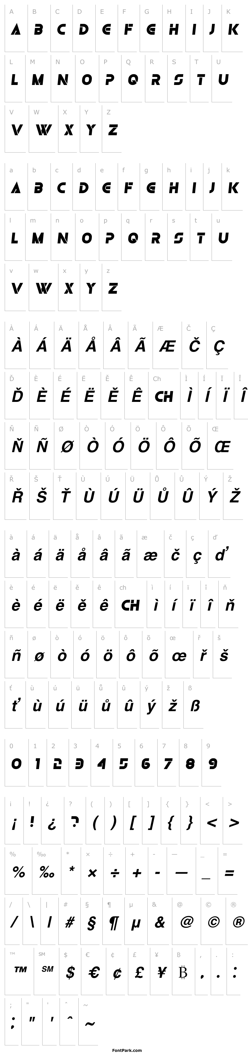 Přehled Olga Black Italic