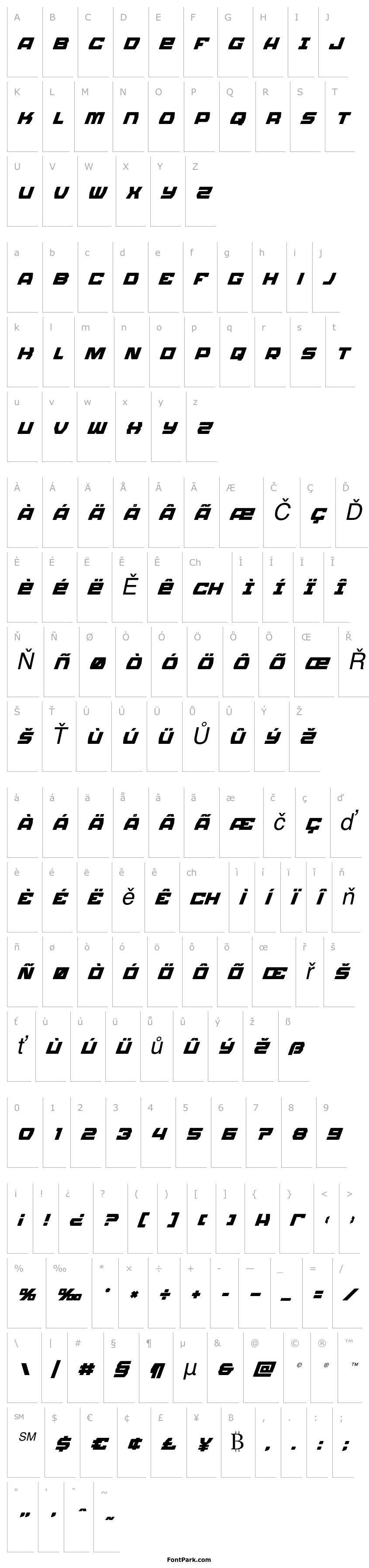 Overview Olympic Carrier Super-Italic