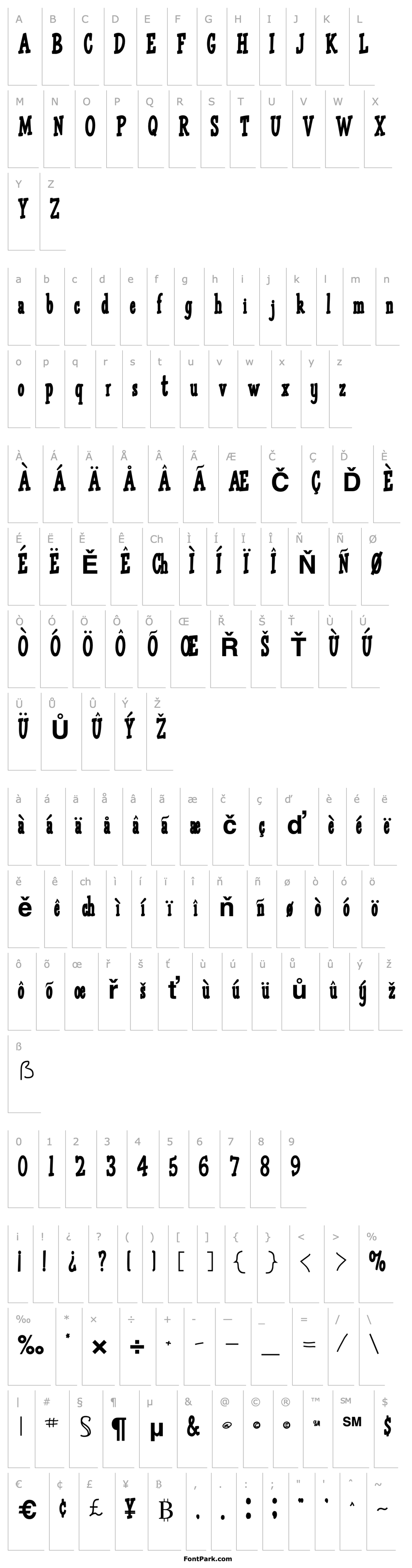 Overview OmegaType93 Bold