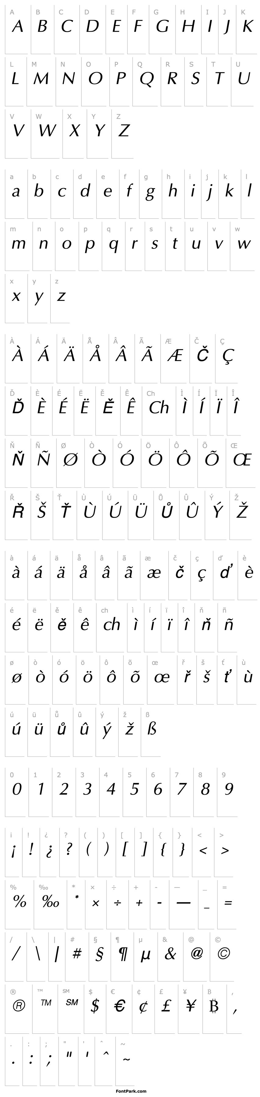 Overview Omni Italic