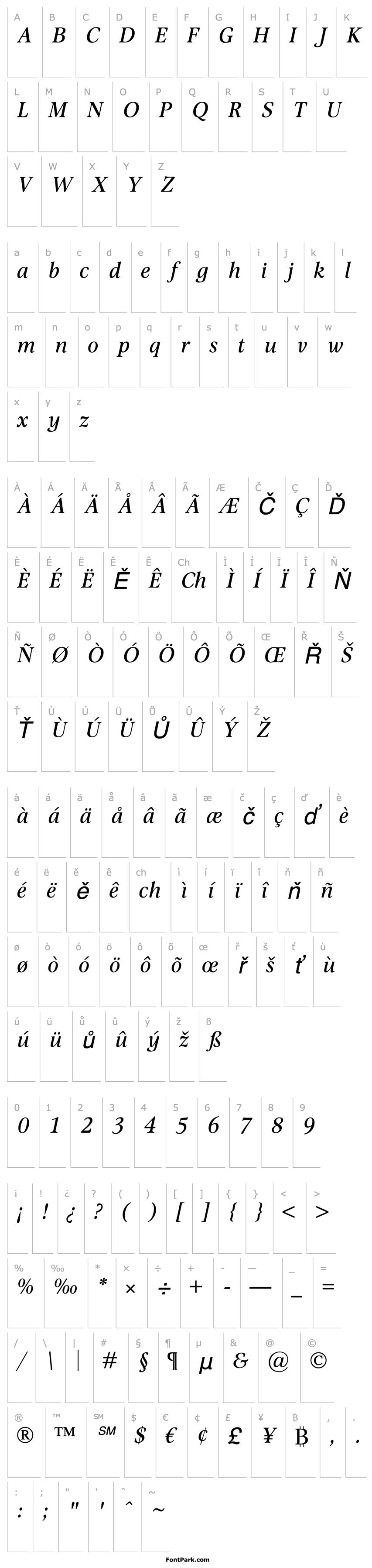 Overview Omnibus Italic