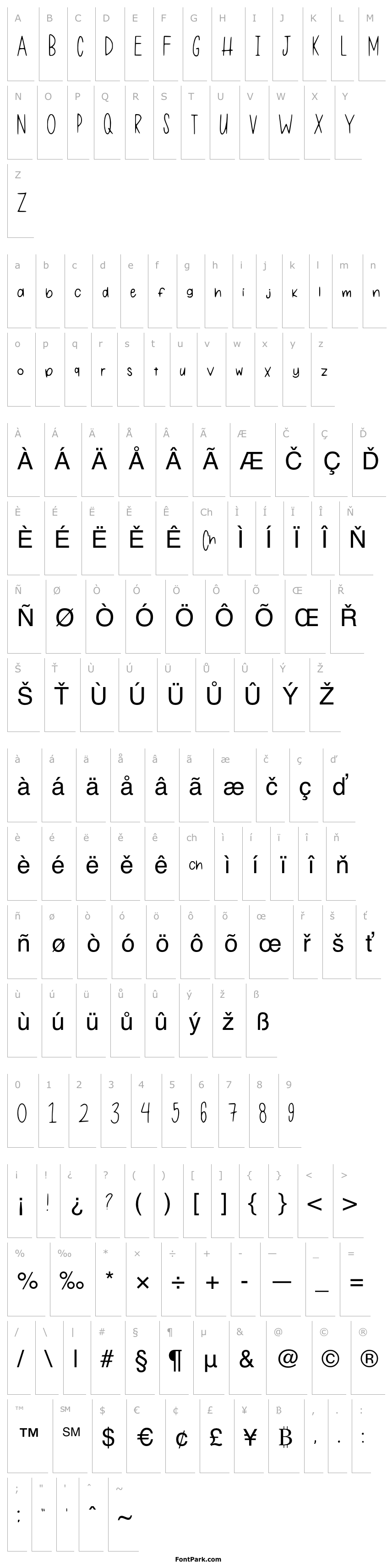 Přehled One Of My First Fonts Regular