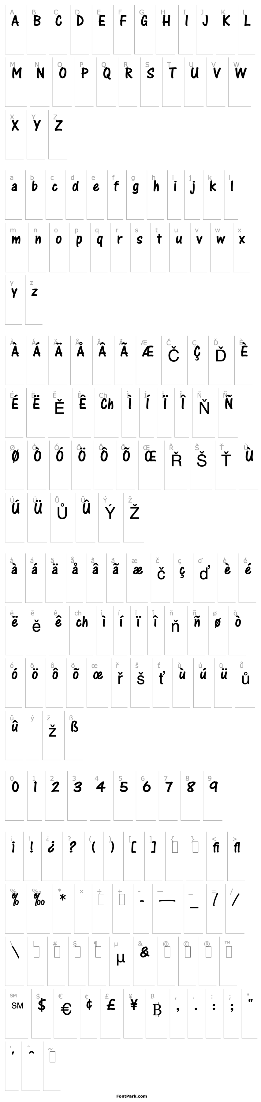 Overview One Stroke Script LET Plain: