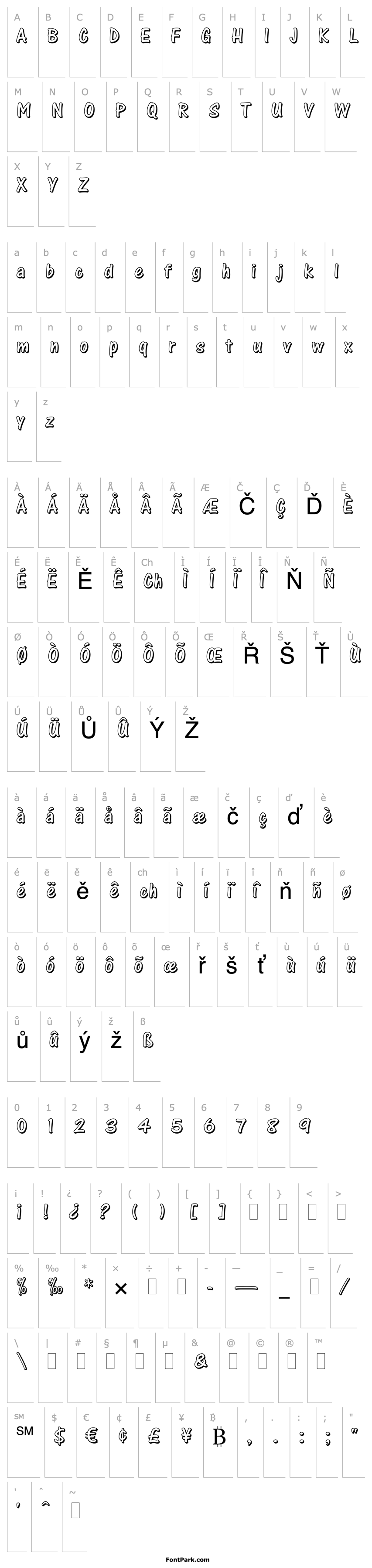 Přehled One Stroke Script Shaded Plain