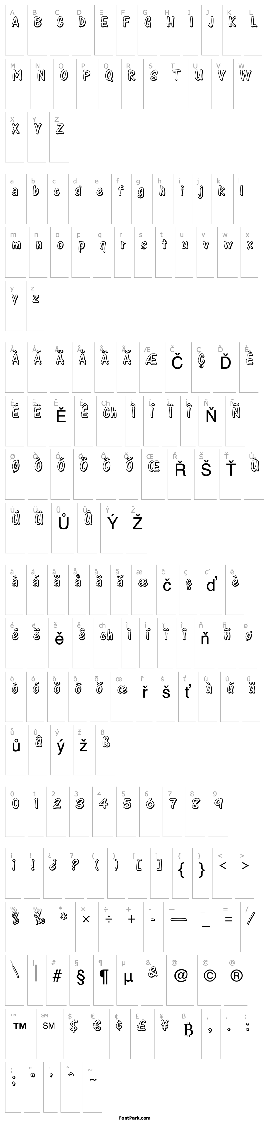 Overview OneStrokeScriptShadedStd