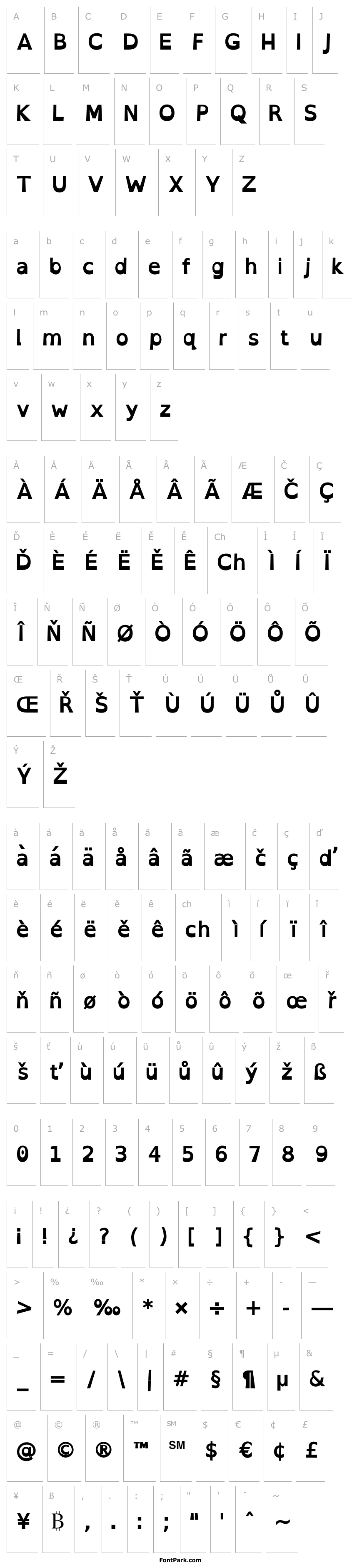 Overview OpenDyslexic Bold