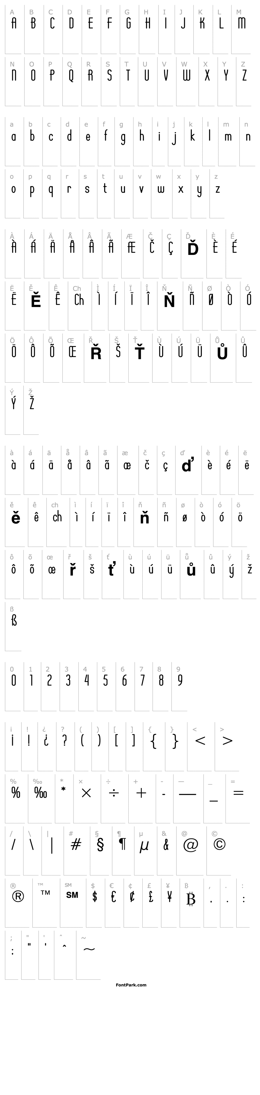 Overview Operator Nine BTN Bold