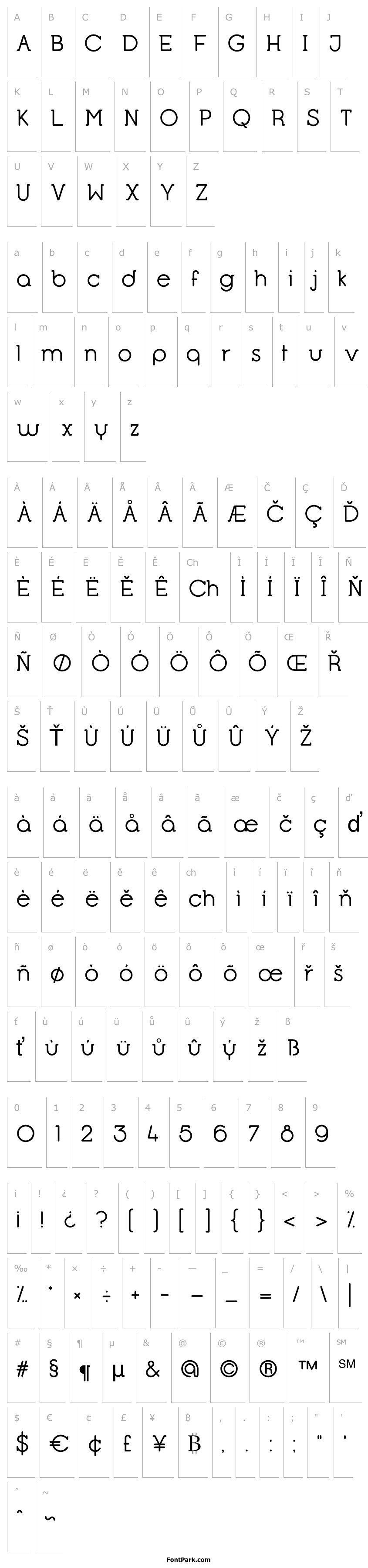 Overview Opificio Serif Rounded
