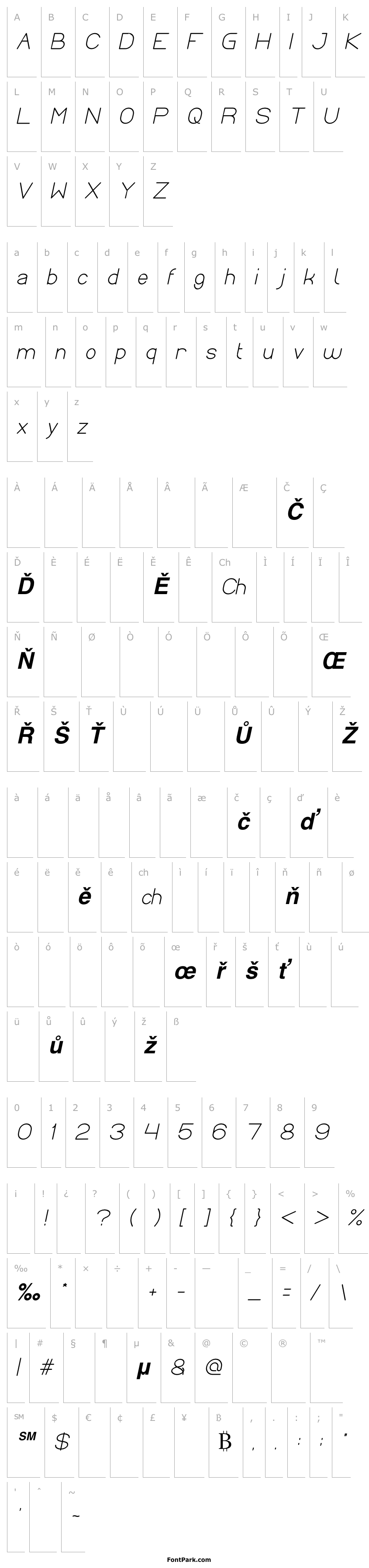 Overview Optical Fiber Bold Italic